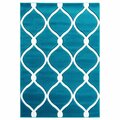 United Weavers Of America 2 ft. 7 in. x 4 ft. 2 in. Bristol Rodanthe Turquoise Rectangle Rug 2050 11569 35C